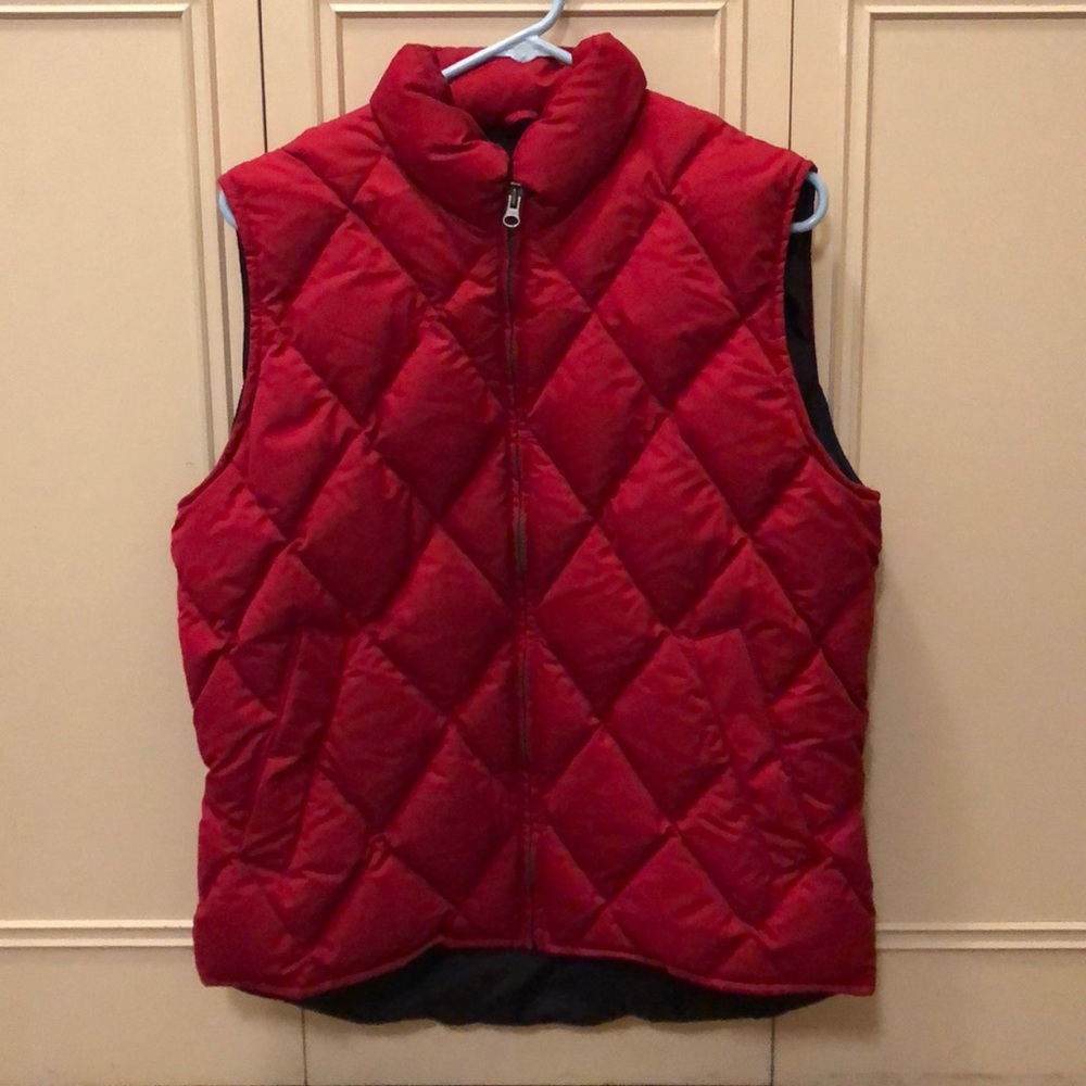 Red Eddie Bauer Puffy Vest